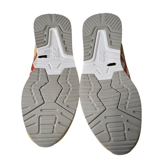 ASICS Mens Lyte Classic Sneakers Shoes Vanilla/Red Clay SZ 11 Suede Running - Picture 8 of 12